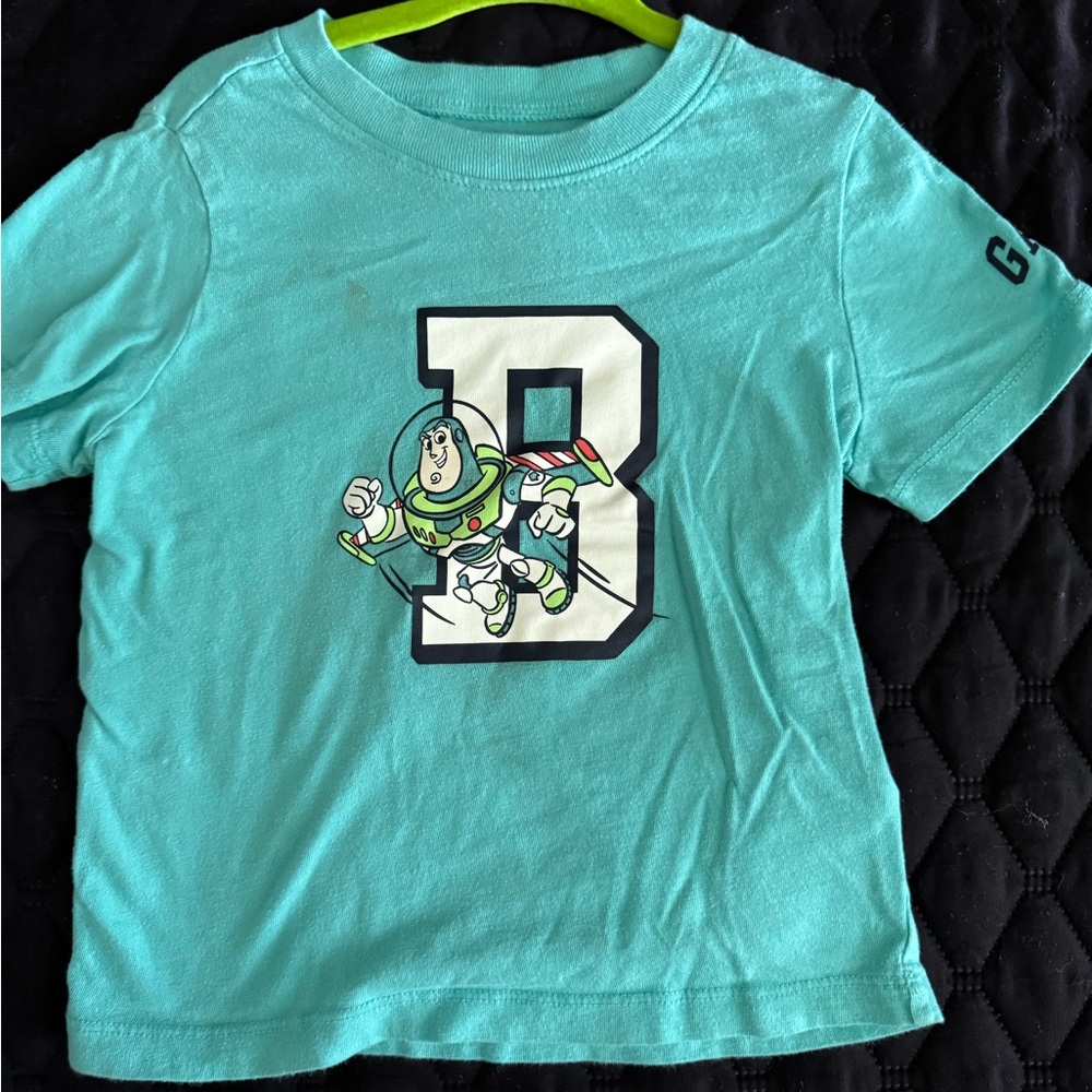 Baby Gap Kids' Buzz Lightyear Graphic Tee - Teal 3T